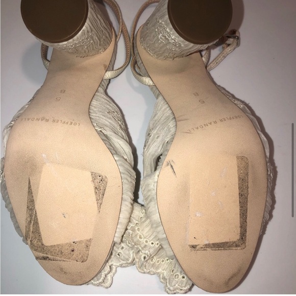 Loeffler Randall Camillia embroidered Pearl sandals 5 - Picture 5 of 7